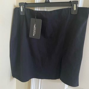 Pretty Little Thing Skirt 14 Black NWT
